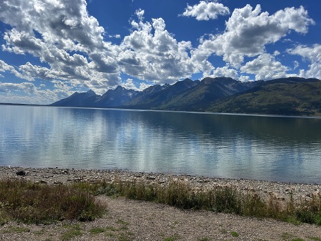 southern shore -Yellowstone Lake at West Thumb, Yellowstone N.P.